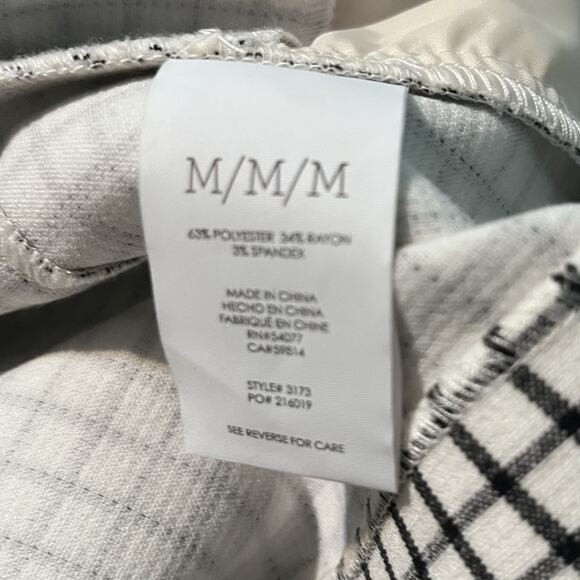 Cabi Blazer Women’s Black White Windowpane Mock Neck Checkered Pockets Med - Picture 5 of 6